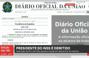 Presidente do INSS é demitido após ação sobre fraudes de até R$ 6,3 bi