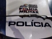 Polícia Militar prende homem por ameaça e porte ilegal de arma