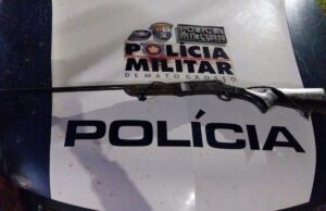 Polícia Militar prende homem por ameaça e porte ilegal de arma