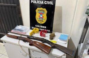 18:23 –
Polícia Civil apreende armas de fogo, munições e droga na zona rural de Colíder