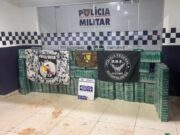 10:17 –
Forças de segurança apreendem 465 quilos de pasta base de cocaína avaliada R$ 20 milhões e prendem dois homens