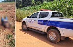 15:54 –
Trabalhador encontra corpo de homem morto a tiros perto de lavoura
