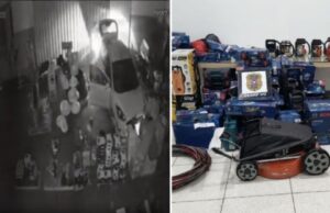 16:49 –
Câmeras flagram criminosos invadindo loja agropecuária e furtando equipamentos; veja vídeo