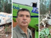 14:10 –
Piloto teve crânio afundado após aeronave agrícola cair em região de mata