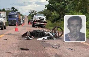 07:55 –
Homem faz zigue-zague na BR-174 e morre em batida com caminhão baú