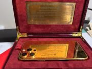 PF apreende Iphone banhado a ouro 24 quilates na casa de alvo