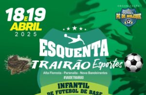 Tudo pronto para o Esquenta Copa Trairão em Alta Floresta