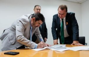 ALMT firma parceria com Intermat para revisar divisas dos 142 municípios