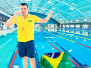 Paranadador de Sinop conquista duas medalhas em competição em Portugal