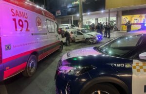 Perseguição tem tiros e carro na contramão em Cuiabá; vídeo