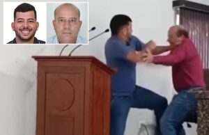 Vereadores trocam socos e xingamentos em cidade de MT; vídeo