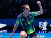 Calderano derrota lأder do ranking e أ© campeأ£o da Copa do Mundo de tأھnis de mesa | tأھnis de mesa