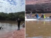 15:21 –
Corpo de homem que se afogou no rio Garças é encontrado pelos Bombeiros