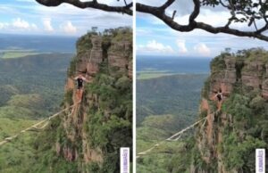 18:51 –
Vídeo de homem praticando 'highline' a 60 metros de altura entre paredões de Chapada impressiona: assista