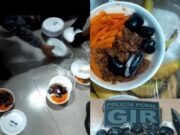 15:00 –
Policiais penais flagram marmitas com 22 pacotes de entorpecentes na PCE