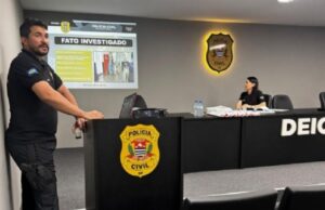 16:24 –
Suspeito cobra divisão 'justa' em áudio flagrado durante operação contra grupo que furtou R$ 300 mil de caixa eletrônico