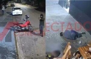 18:20 –
Câmeras flagram dupla atirando contra grupo em bar de MT; veja vídeo