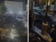 23:35 –
Empresário com histórico de confusão usa carro para destruir deck de restaurante na Praça Popular: veja vídeos