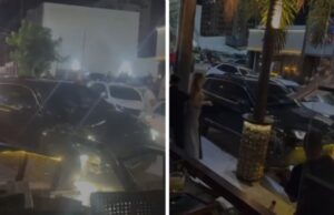 23:35 –
Empresário com histórico de confusão usa carro para destruir deck de restaurante na Praça Popular: veja vídeos
