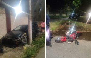 10:20 –
Motociclista de 24 anos ignora sinalização, invade preferencial e bate em carro