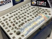 Força Tática apreende adolescente com 96 porções de maconha