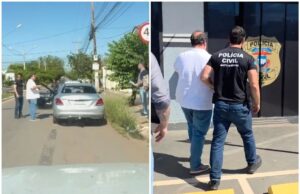 Vídeos mostram jornalista sendo abordado e conduzido à DHPP