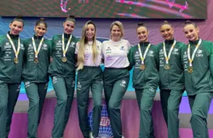 Seleção de conjunto conquista ouro inédito em Portimão