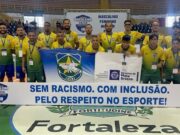Equipe de futsal de surdos formada por atletas de Sinop, Cuiabá e VG ganha bronze em campeonato nacional