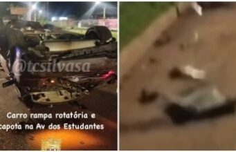 15:52 –
Câmera registra momento em que BMW capota após rampar em rotatória; veja vídeo