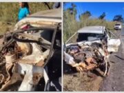 22:23 –
Batida entre carro e caminhão mata casal e deixa duas crianças feridas na Estrada do Manso