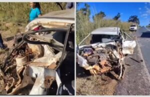 22:23 –
Batida entre carro e caminhão mata casal e deixa duas crianças feridas na Estrada do Manso