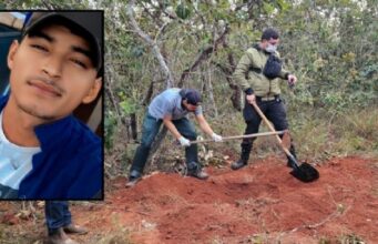 10:54 –
Jovem de 22 anos dado como desaparecido é encontrado enterrado em cova rasa com mãos e pés amarrados