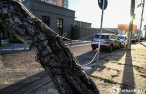 16:27 –
Cabos pendurados em postes de energias dificultam trafegabilidade em bairro de Cuiabá