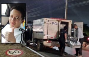 08:19 –
Motociclista de 21 anos morre após bater em placa de sinalização na Avenida das Torres