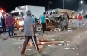 10:58 –
Mulher morre após batida entre quatro veículos na BR-163; marido também faleceu