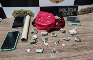 Suspeitos de tráfico e de esconder droga em bolsa infantil é preso