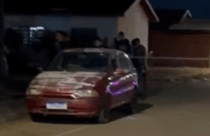 Homem é morto dentro do carro com 12 tiros em MT; vídeo