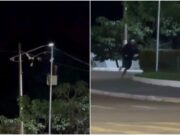 Homem é preso após destruir câmera de vigilância do Governo