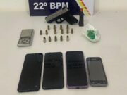 Polícia Militar prende dois faccionados e apreende armas e drogas
