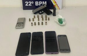 Polícia Militar prende dois faccionados e apreende armas e drogas