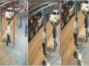 Vídeo flagra homem esfaqueando desafeto em frente a mercado