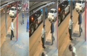 Vídeo flagra homem esfaqueando desafeto em frente a mercado