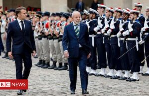 Ao lado de Lula, Macron expõe entraves nas negociações UE-Mercosul: ‘Precisamos melhorá-lo’