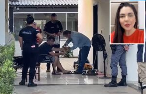 Vídeo mostra sangue e marcas de tiros em residência; veja