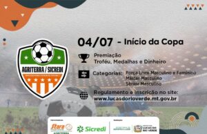 Copa de Futebol 7 de Lucas do Rio Verde estão com incrições abertas