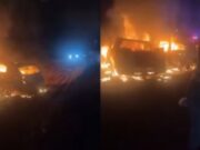 09:28 –
Duas pessoas morrem carbonizadas após colisão entre carro e caminhonete em rodovia de MT; veja vídeo