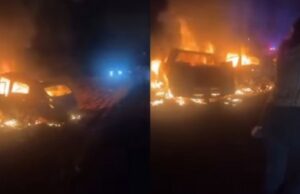 09:28 –
Duas pessoas morrem carbonizadas após colisão entre carro e caminhonete em rodovia de MT; veja vídeo