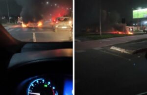 21:15 –
Manifestantes bloqueiam Avenida Parque do Barbado e cobram melhorias para evitar acidente com mortes: veja vídeo