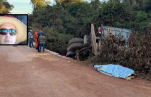 07:43 –
Motorista morre após perder controle da direção e caminhão cair da ponte em estrada