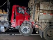 08:40 –
Motorista fica preso às ferragens após colisão entre caminhão e carreta na BR-163